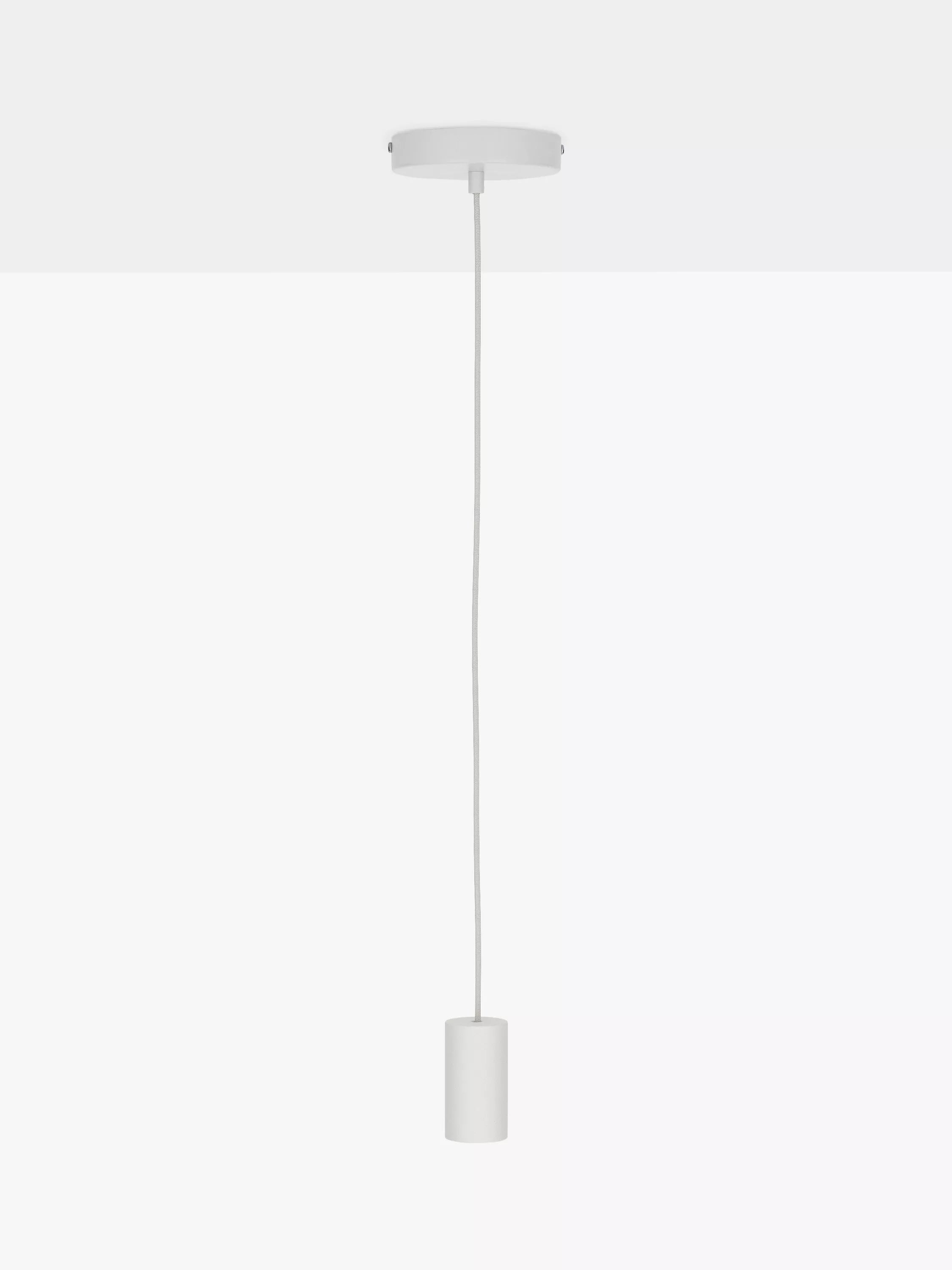 Tala Alumina pendant ceiling light in chalk finish, UK version