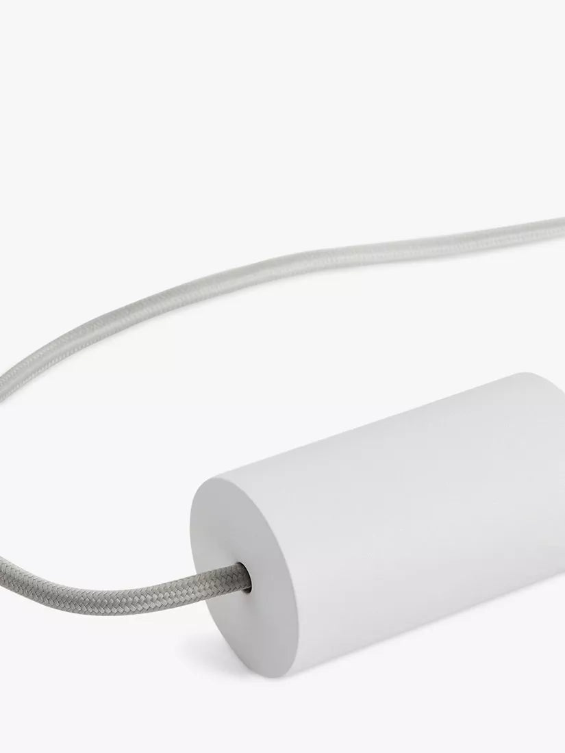 Tala Alumina pendant ceiling light in chalk finish, UK version