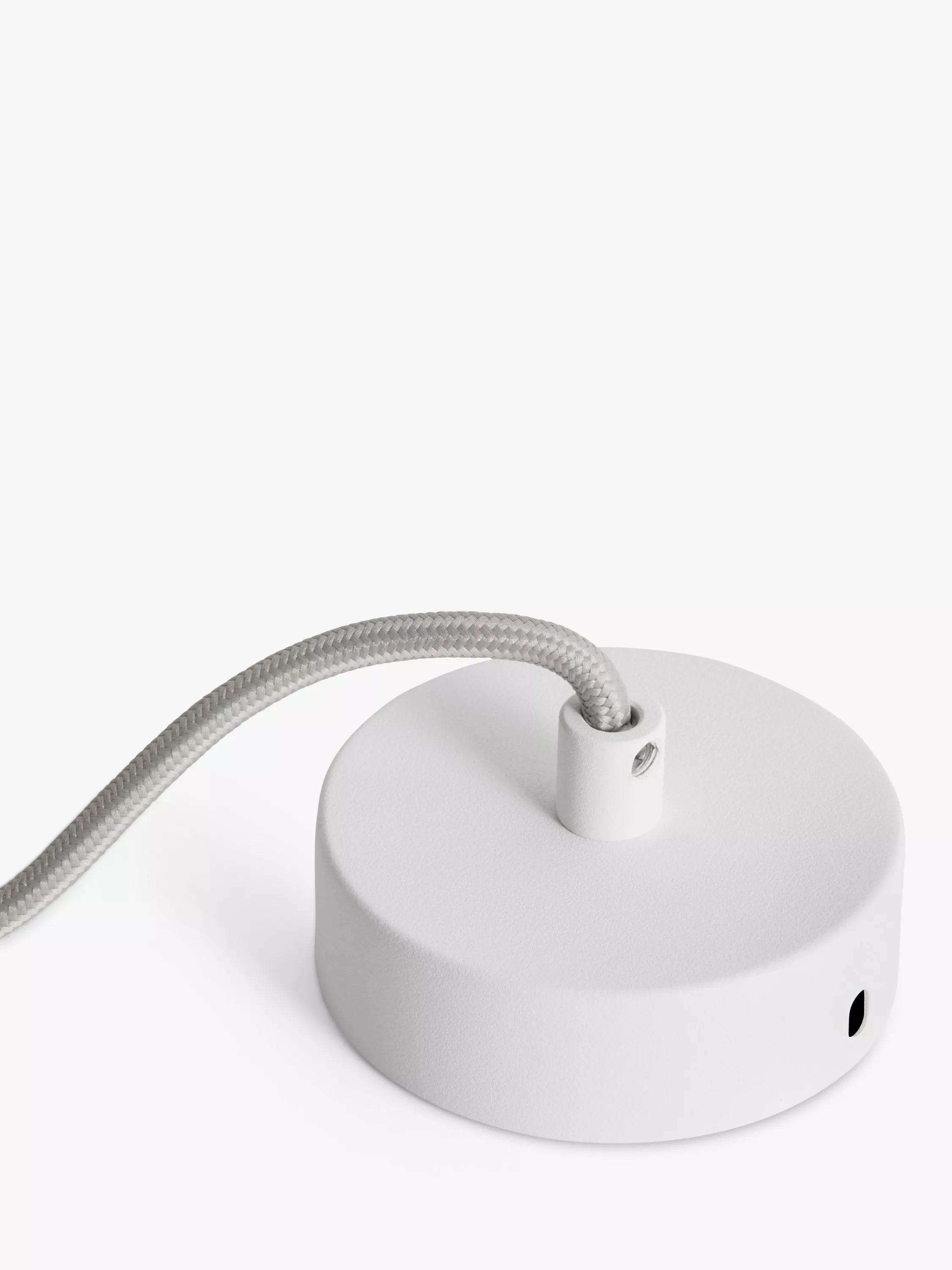 Tala Alumina pendant ceiling light in chalk finish, UK version