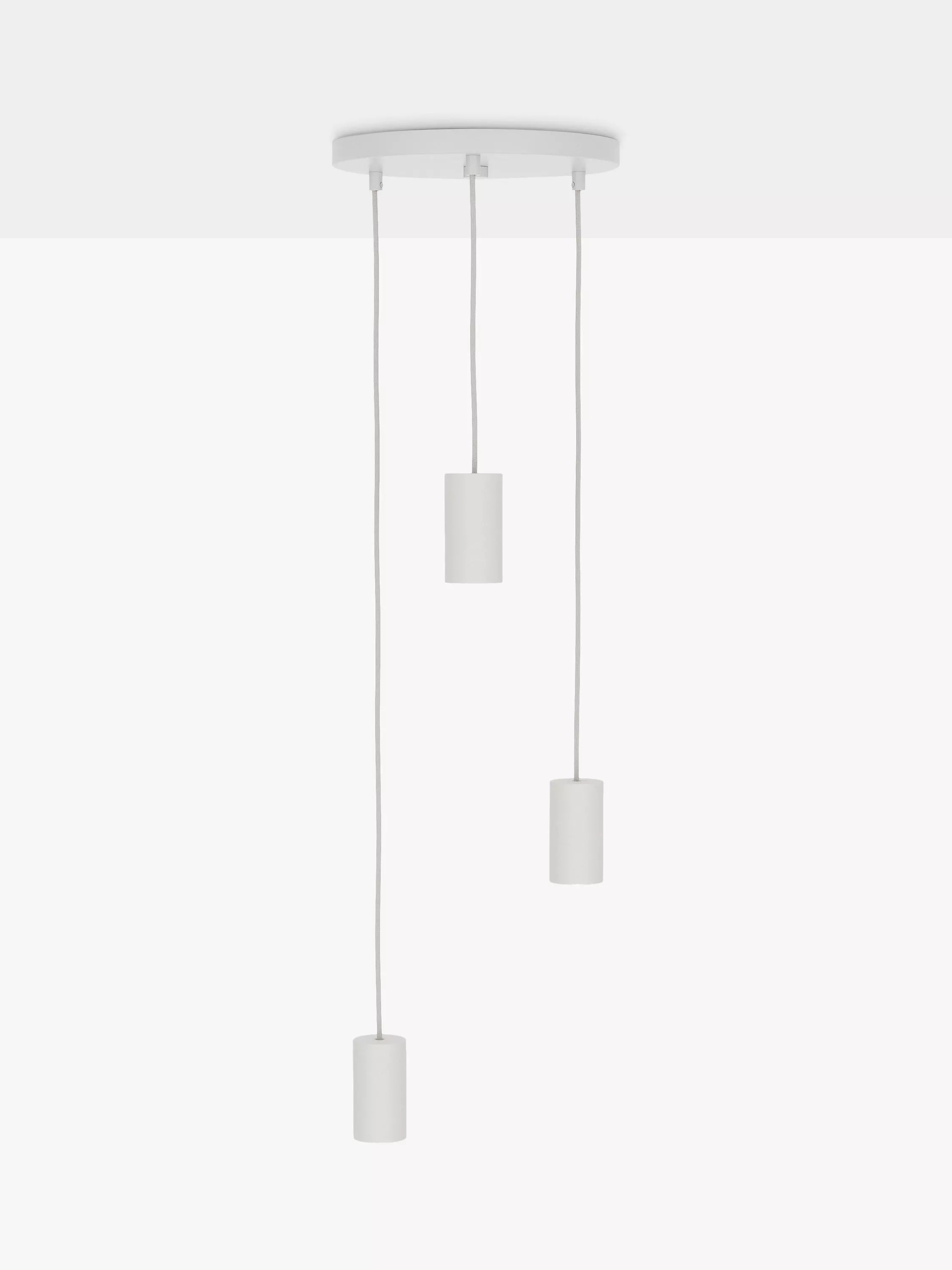 Tala triple pendant cluster light chalk (British brand)