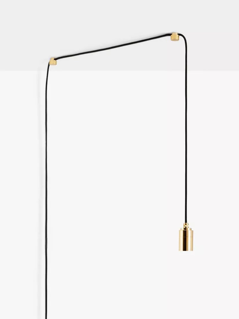 Tala brass plug-in pendant light bronze finish - British product