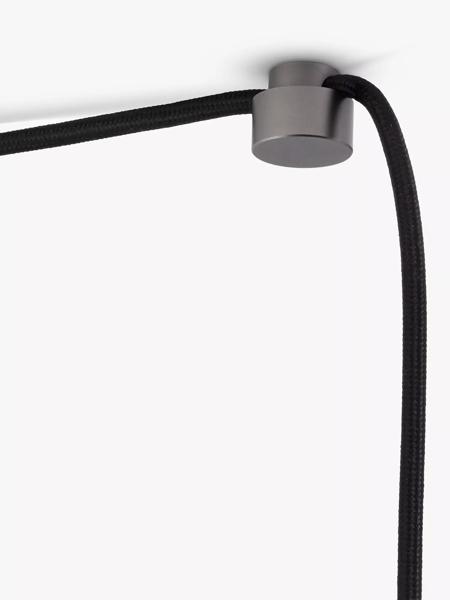 Tala graphite plug-in pendant light grey, UK version