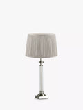 Laura Ashley Winston table lamp glass cylinder pleated shade (British brand)