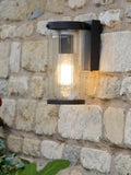 Laura Ashley Arthur outdoor wall light black - British product