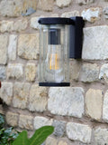 Laura Ashley Arthur outdoor wall light black - British product