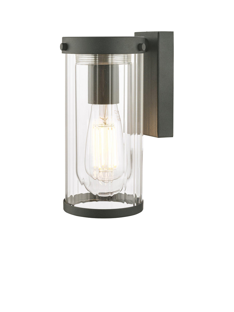 Laura Ashley Arthur outdoor wall light black - British product