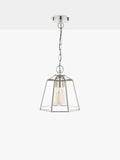 Laura Ashley Clayton ceiling light clear glass metal, UK version