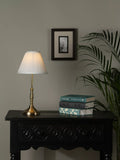 Laura Ashley Elliot small table lamp in antique brass - British product