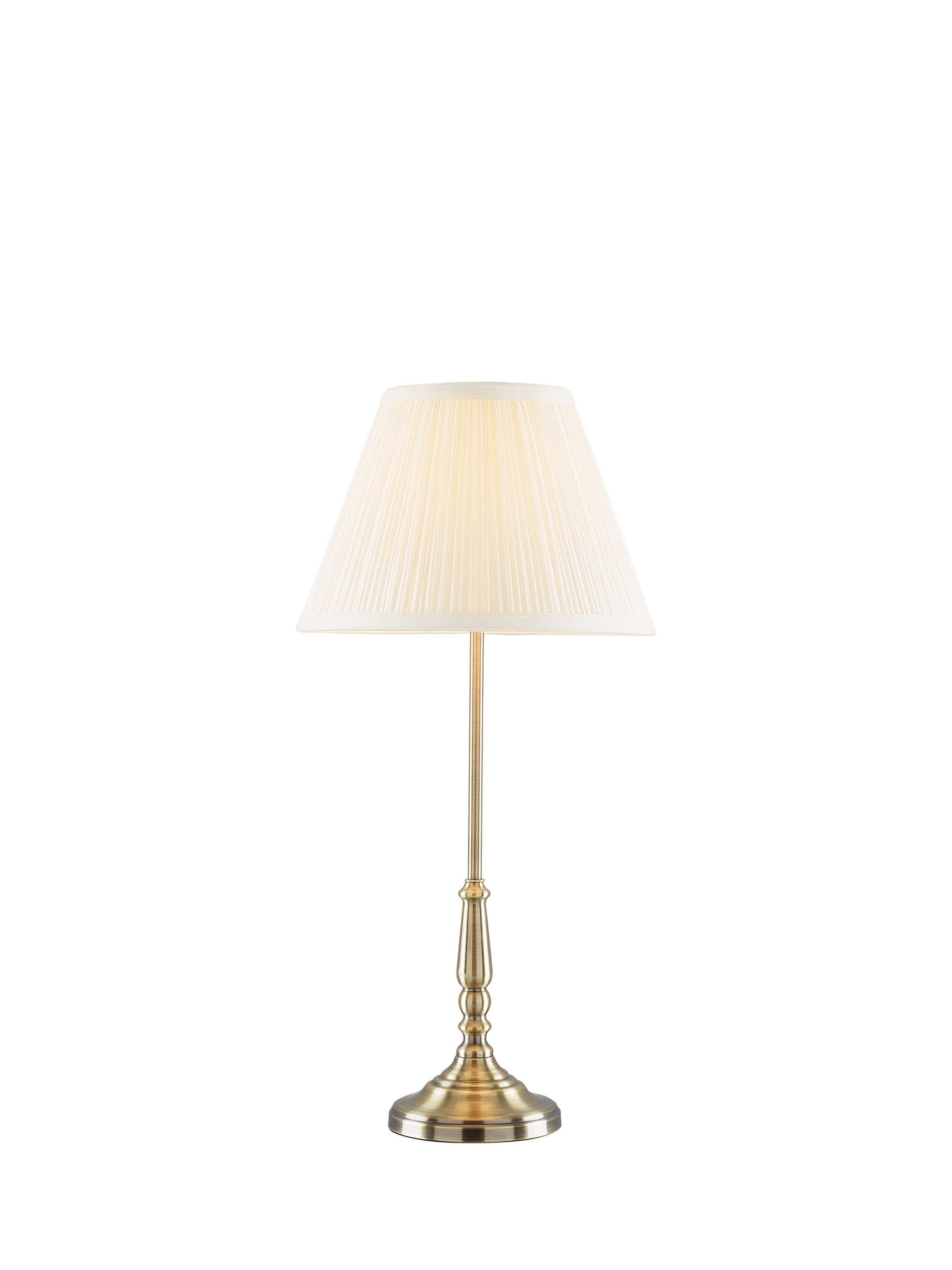 Laura Ashley Elliot small table lamp in antique brass - British product