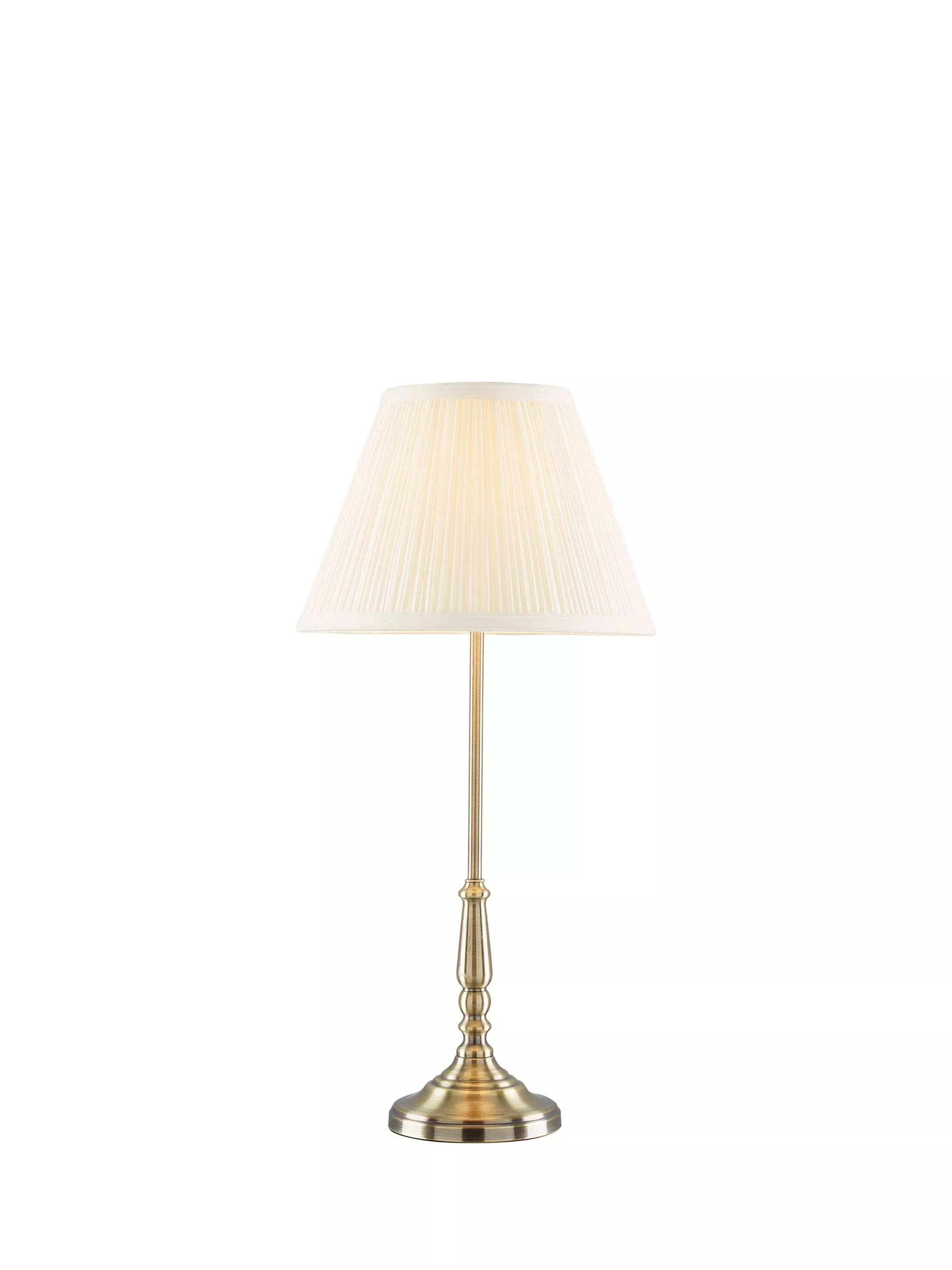 Laura Ashley Elliot small table lamp in antique brass - British product