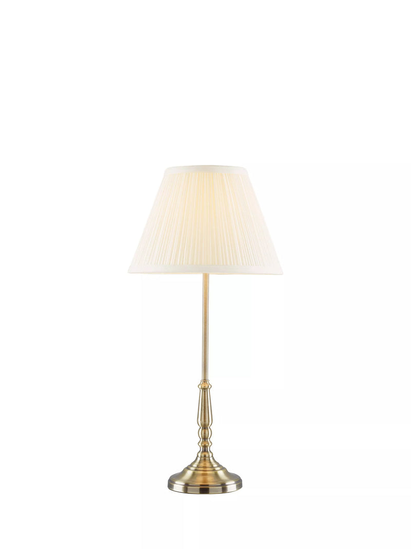 Laura Ashley Elliot small table lamp in antique brass - British product