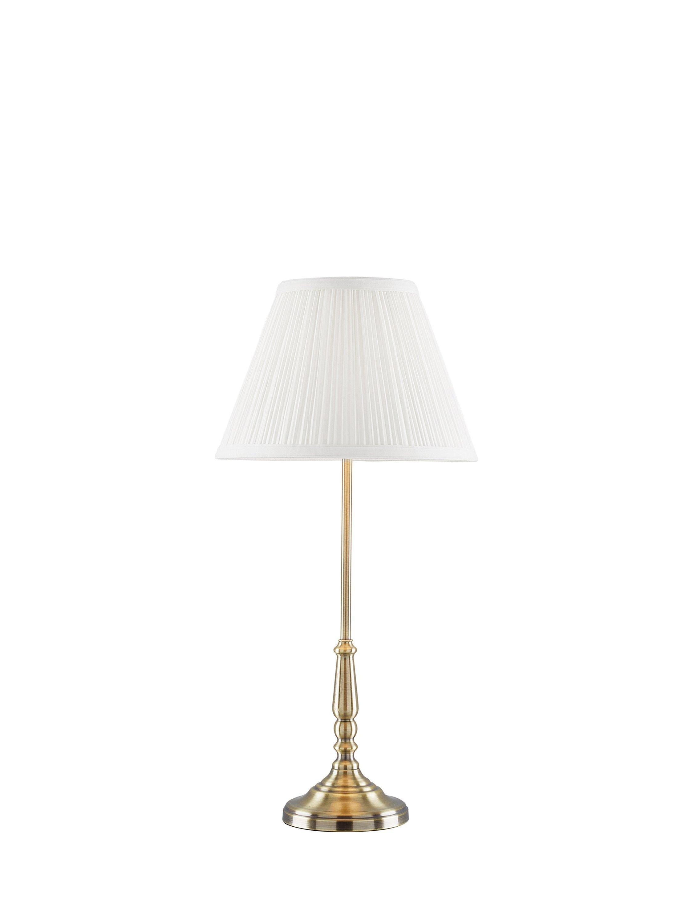 Laura Ashley Elliot small table lamp in antique brass - British product