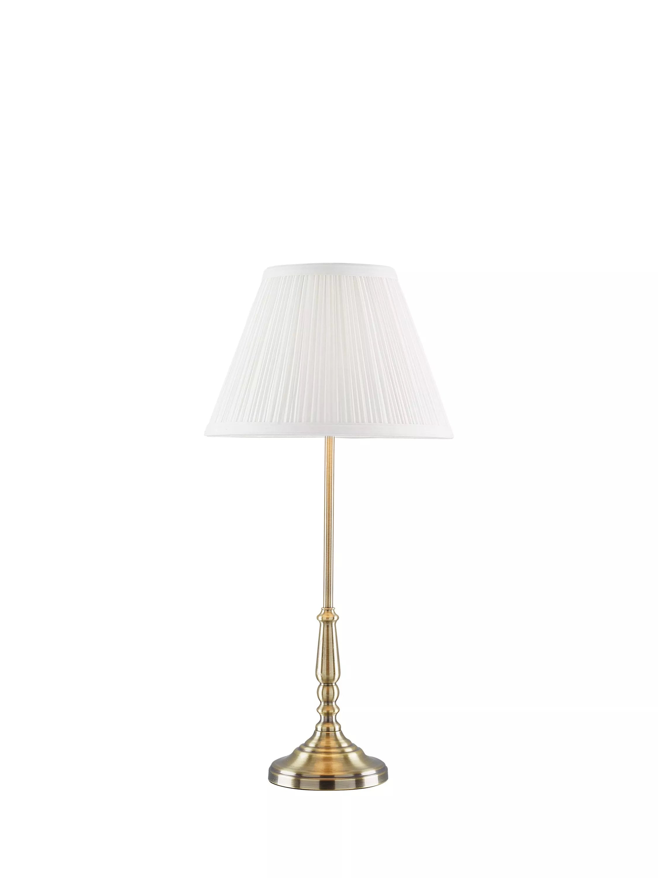 Laura Ashley Elliot small table lamp in antique brass - British product