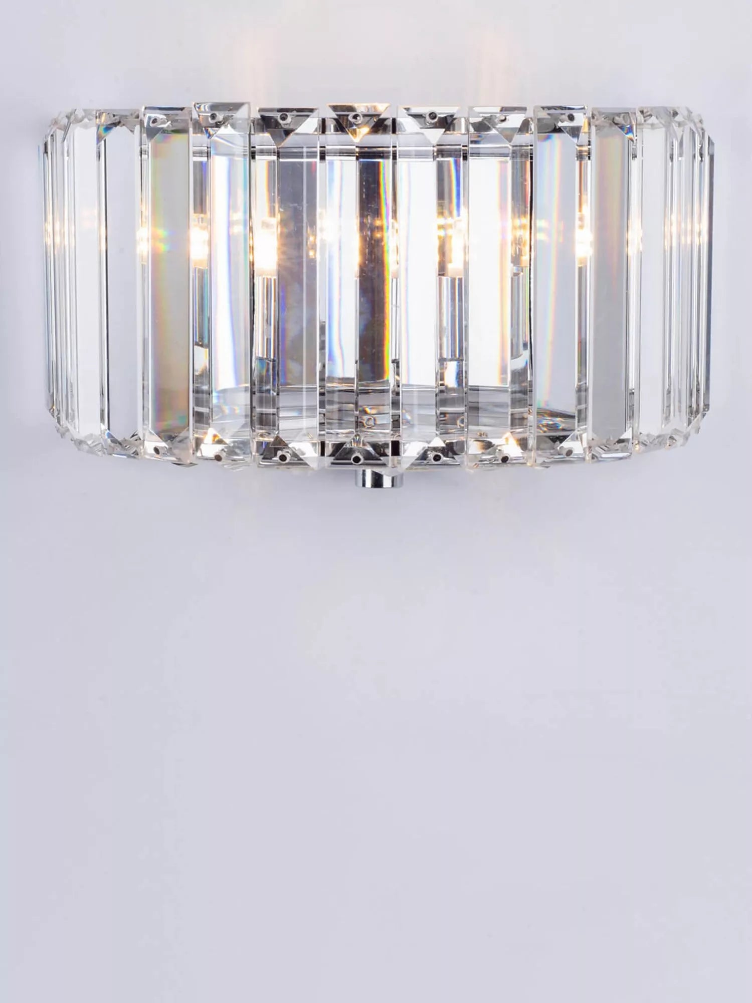 Laura Ashley clear crystal wall light, imported from the UK