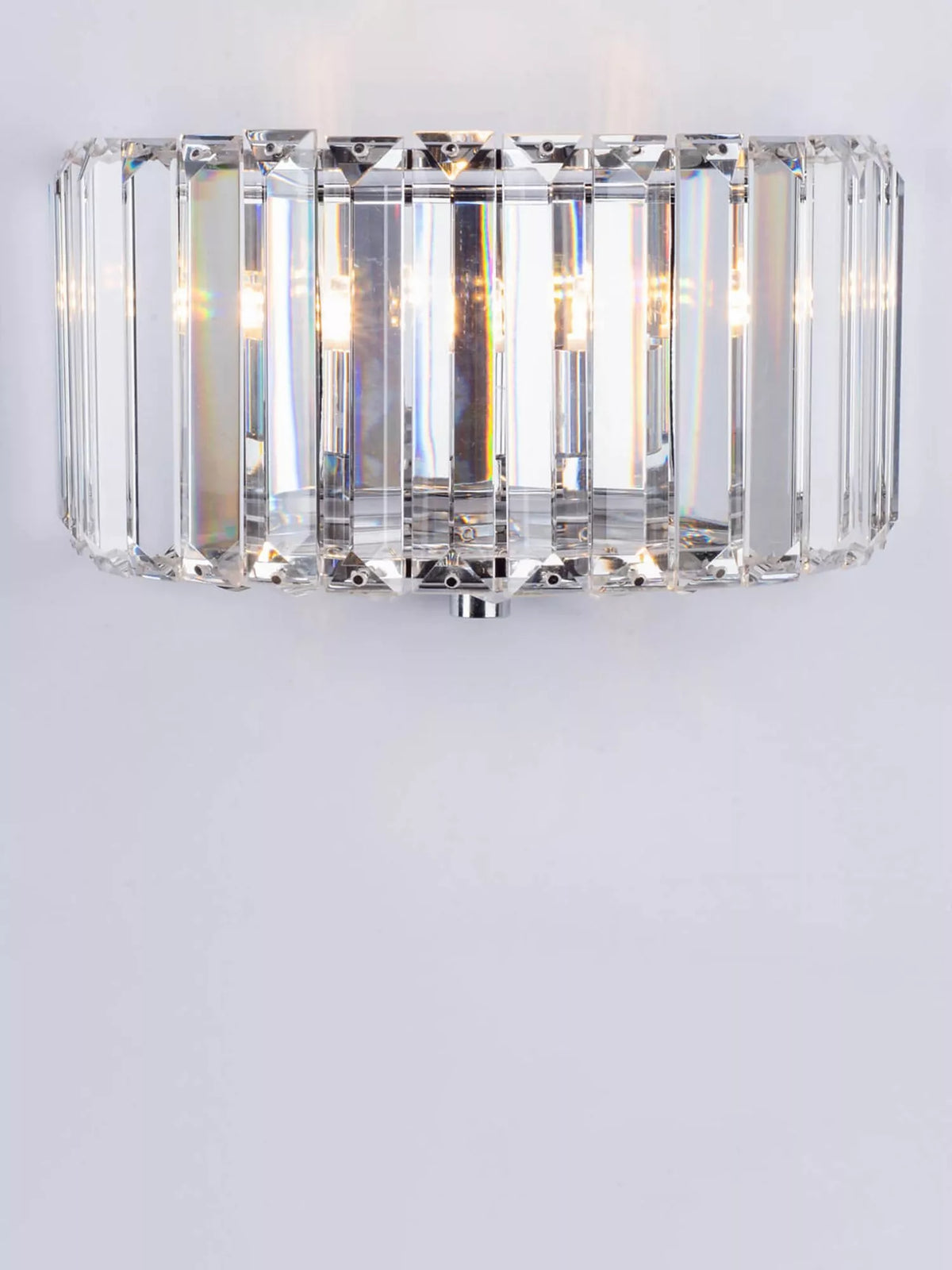 Laura Ashley clear crystal wall light, imported from the UK