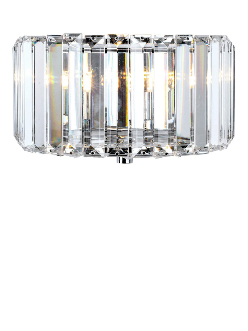 Laura Ashley clear crystal wall light, imported from the UK