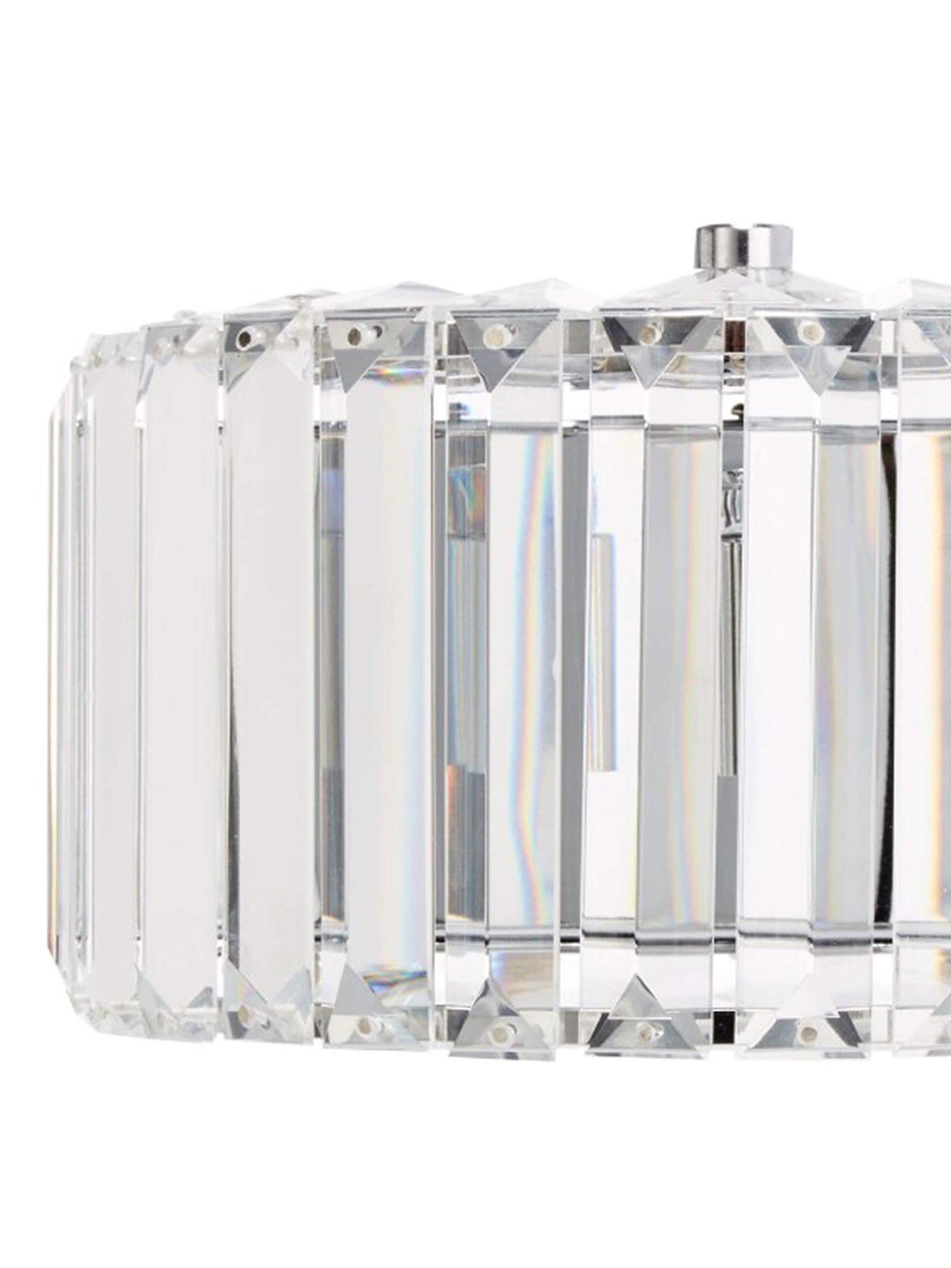 Laura Ashley clear crystal wall light, imported from the UK