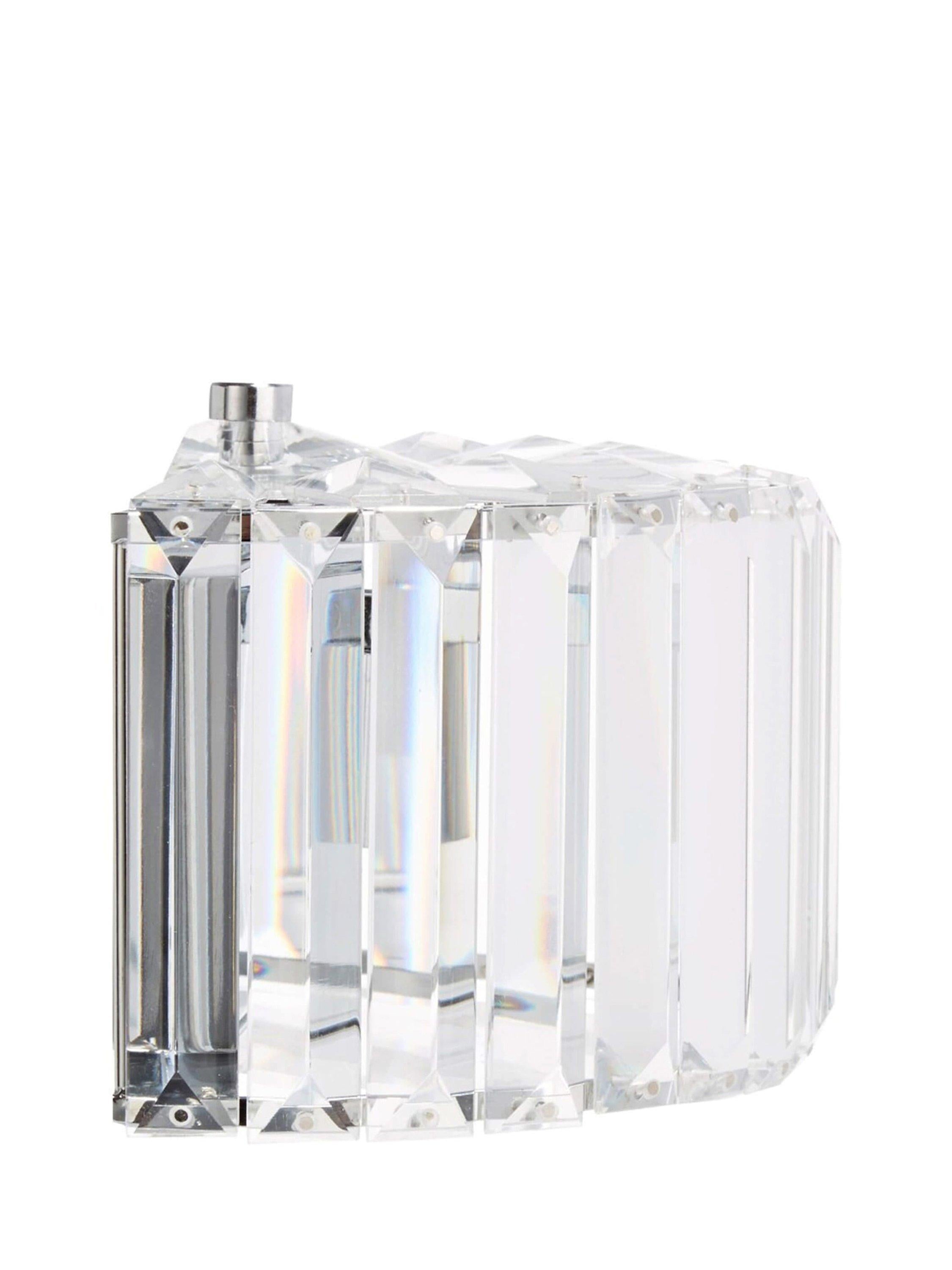 Laura Ashley clear crystal wall light, imported from the UK