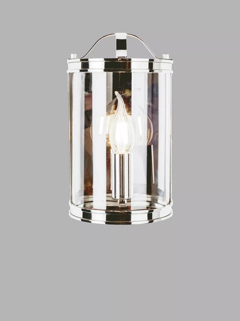 Laura Ashley Harrington wall light nickel finish (British brand)