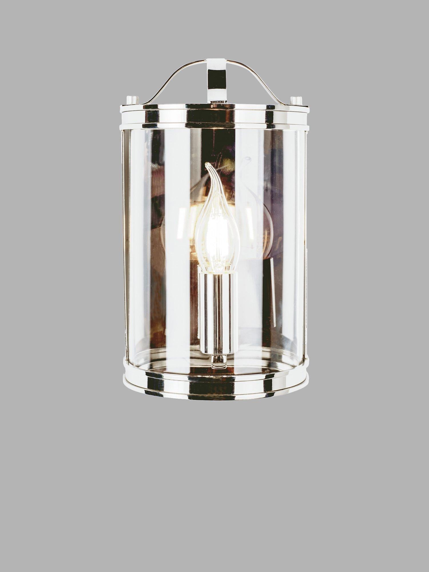 Laura Ashley Harrington wall light nickel finish (British brand)