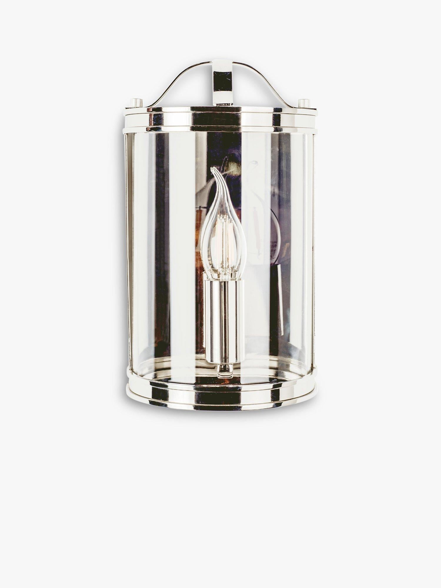 Laura Ashley Harrington wall light nickel finish (British brand)