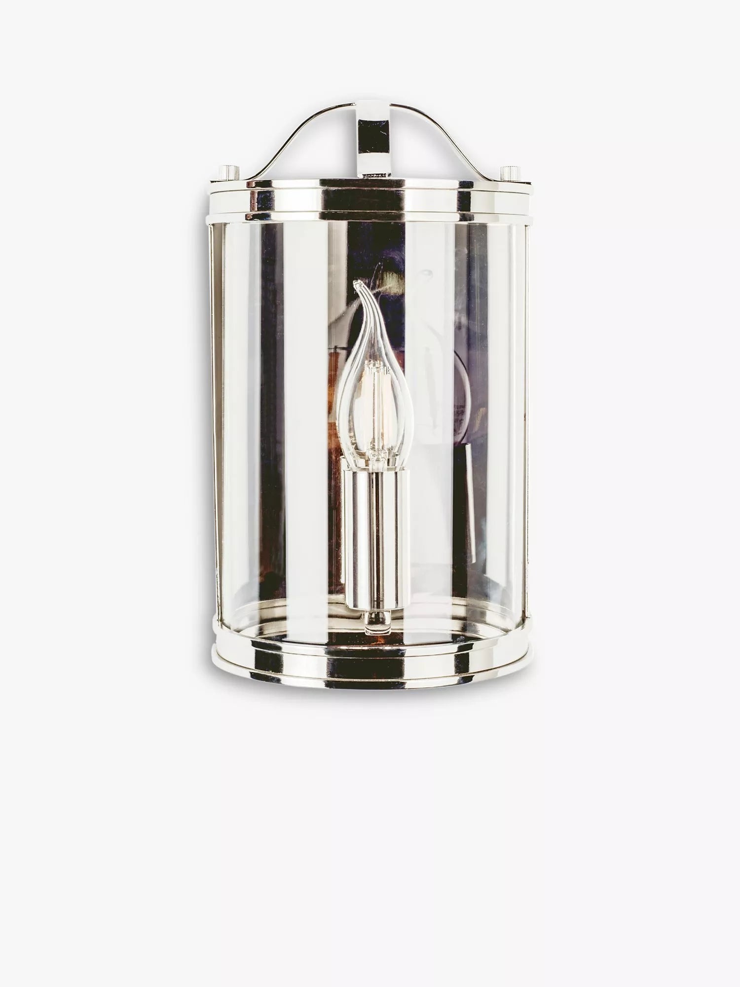 Laura Ashley Harrington wall light nickel finish (British brand)