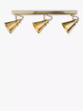 Laura Ashley Rufus 3 spotlight ceiling bar antique brass - British product