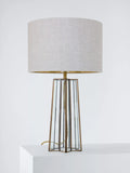 Laura Ashley star table lamp in antique brass (British brand)
