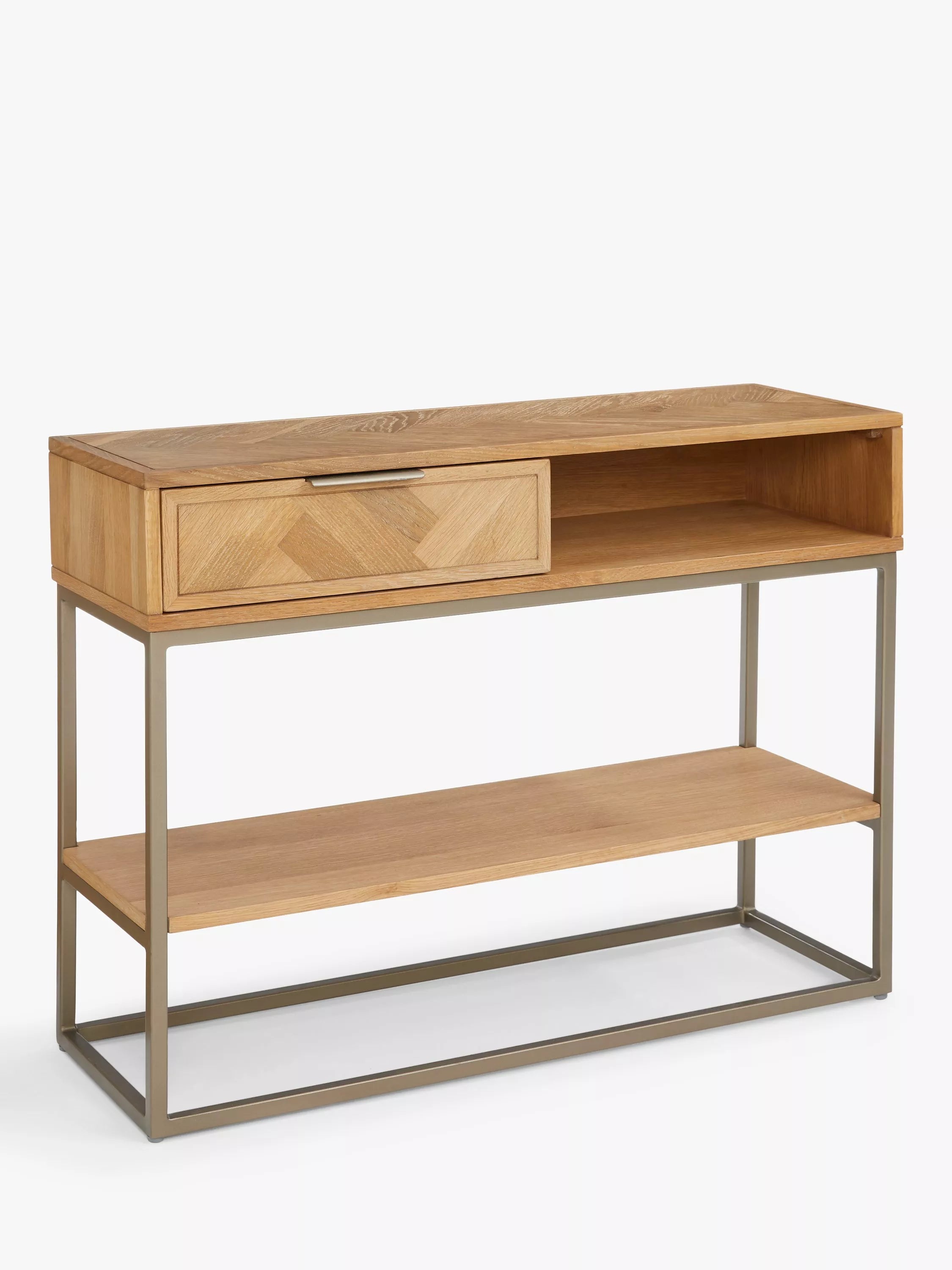 John Lewis Estate oak console table natural finish, UK version