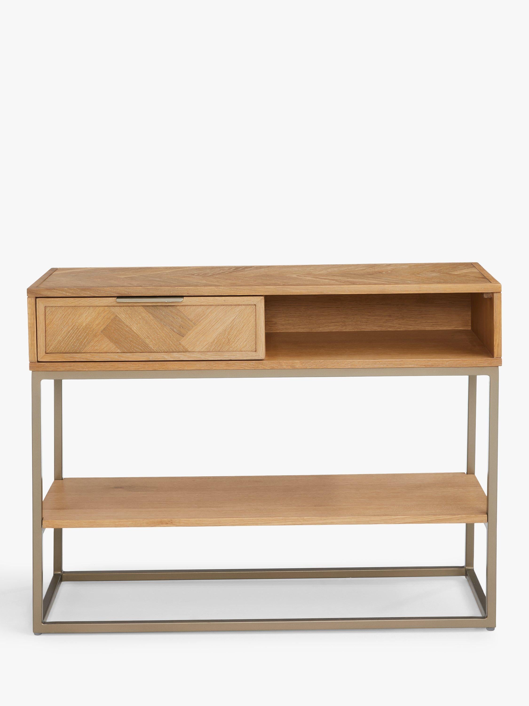 John Lewis Estate oak console table natural finish, UK version
