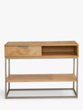 John Lewis Estate oak console table natural finish, UK version