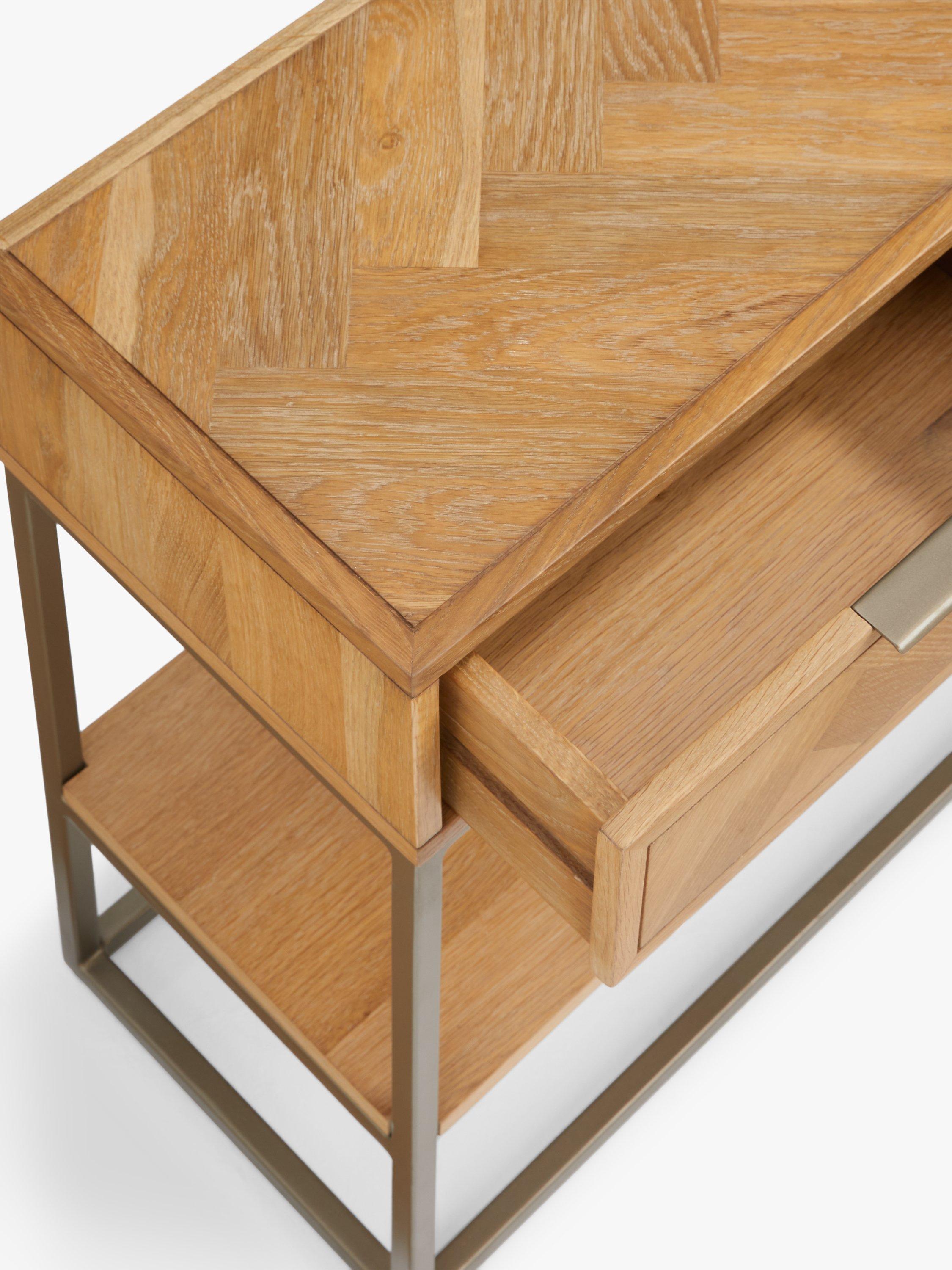 John Lewis Estate oak console table natural finish, UK version