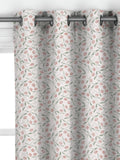 John Lewis scallop floral curtains in plaster colour, made to measure, imported from the UK