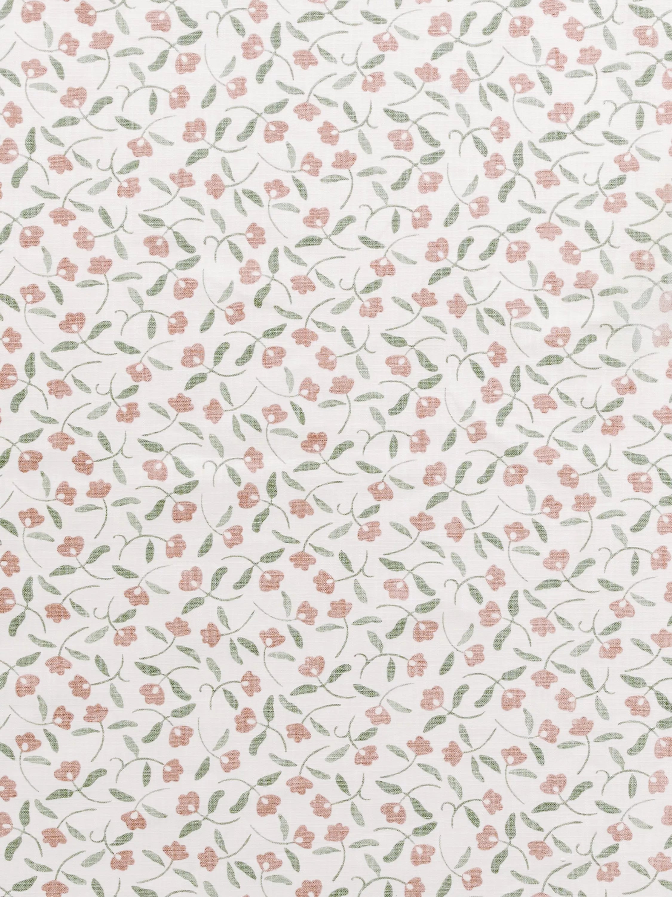 John Lewis scallop floral curtains in plaster colour, made to measure, imported from the UK