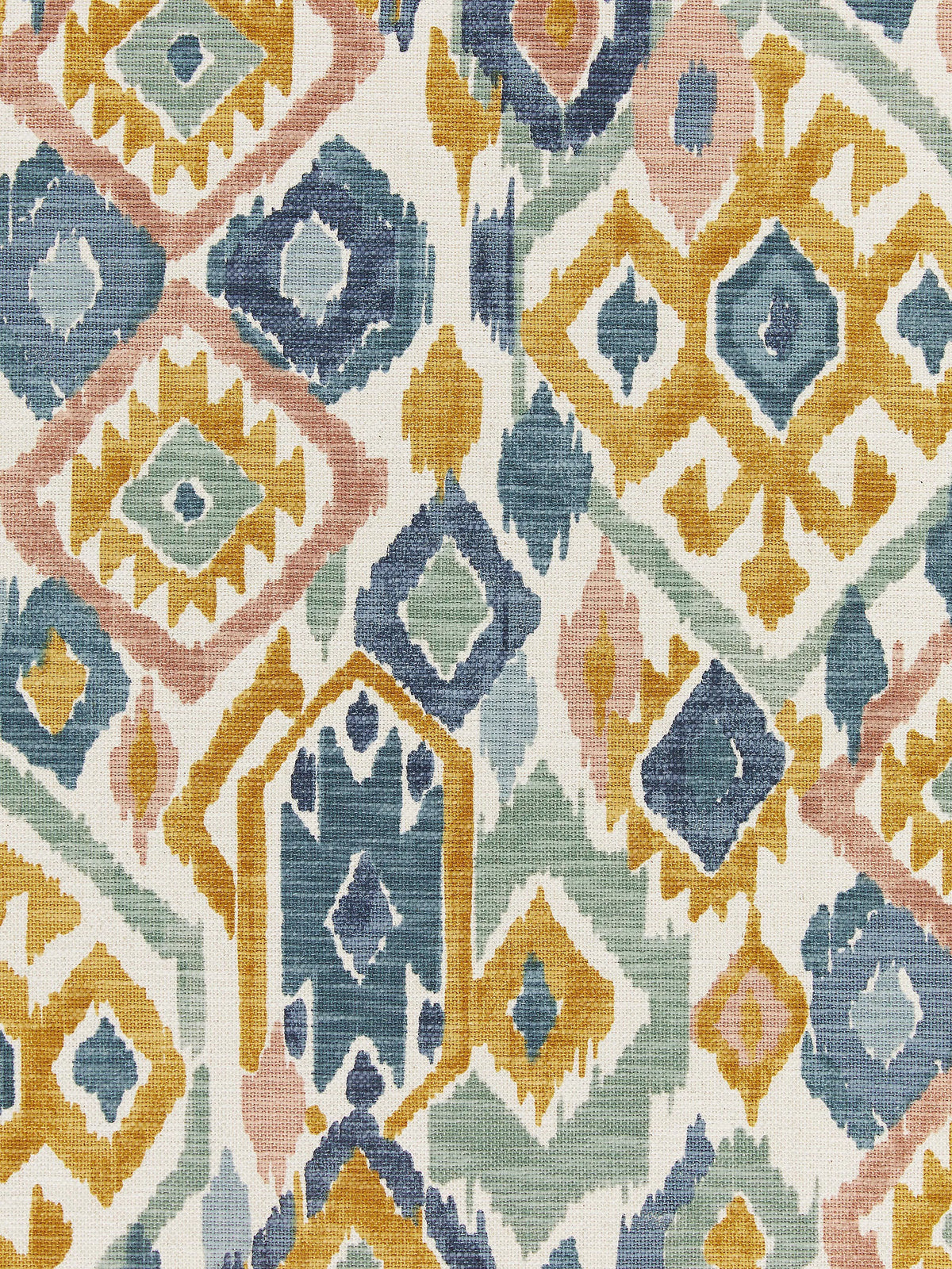 ستائر John Lewis Maya Ikat بالعسل، النسخة البريطانية