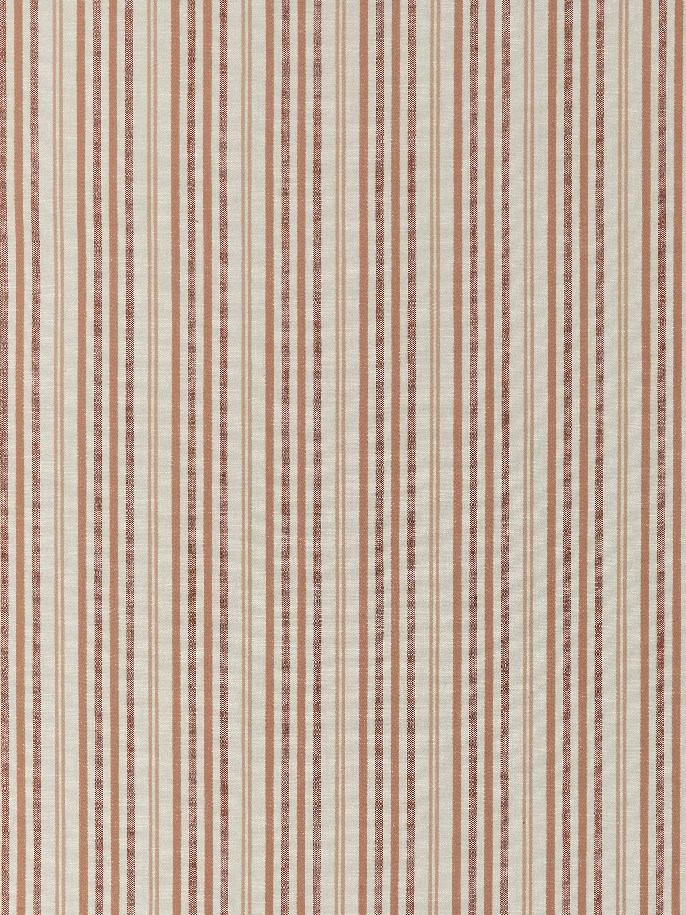 John Lewis Ottoman Stripe terracotta curtains or roman blind - British product