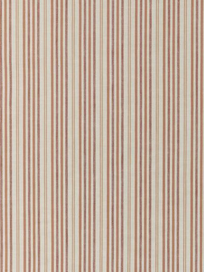 John Lewis John Lewis Ottoman Stripe Made to Measure Curtains or Roman Blind Terracotta- Buy online at McGrocer