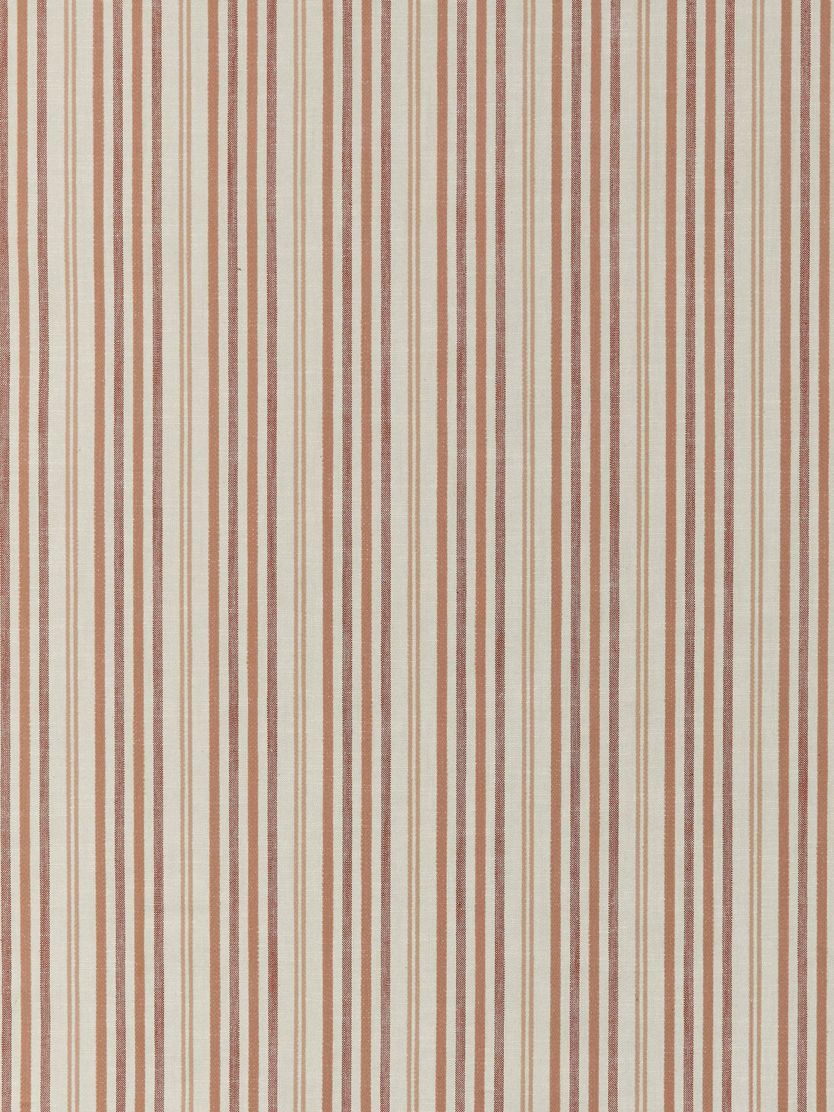 John Lewis Ottoman Stripe terracotta curtains or roman blind - British product