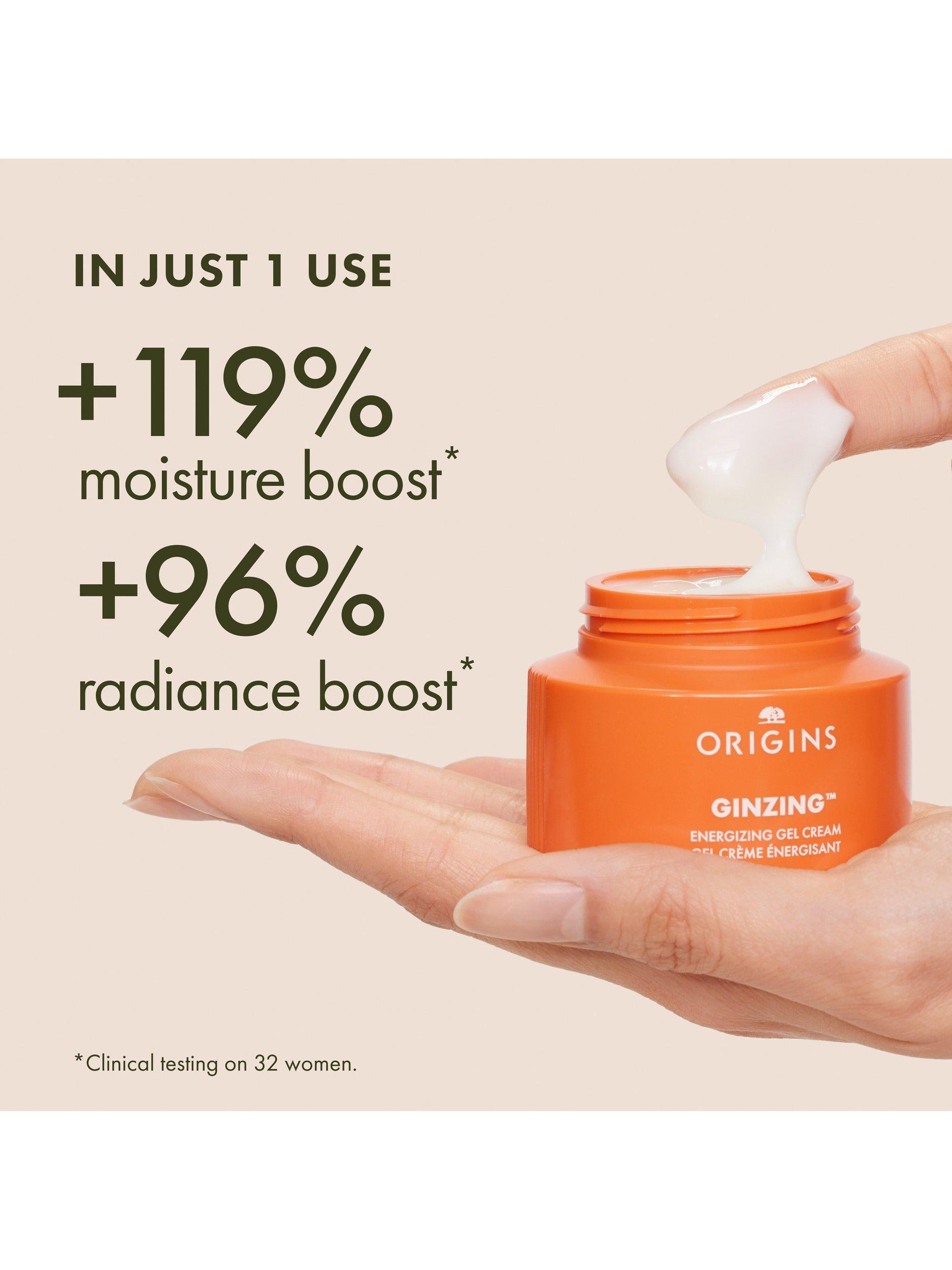 Origins GinZing Energizing gel cream 50ml, imported from the UK