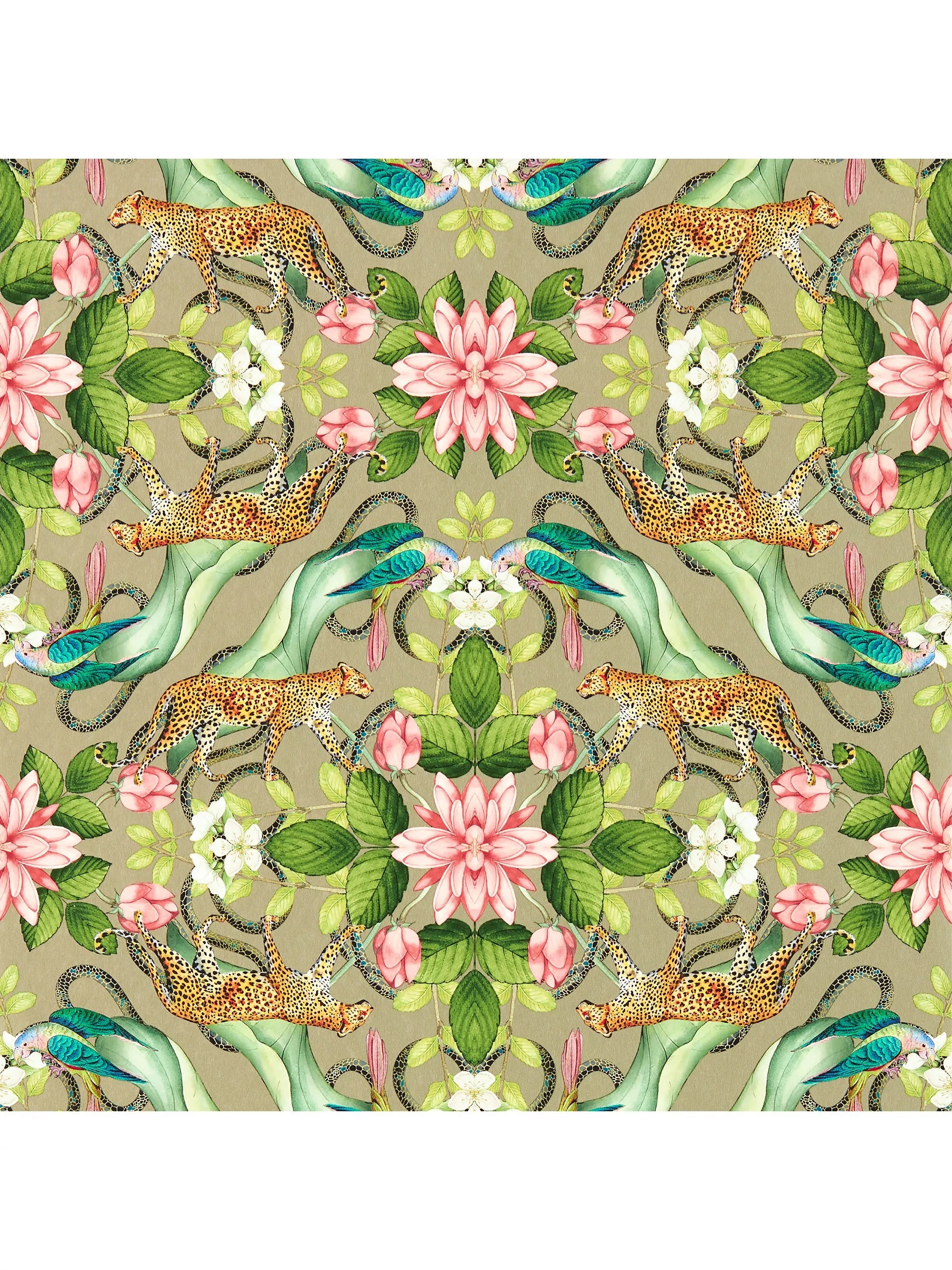 Clarke & Clarke Menagerie pattern wallpaper - British product