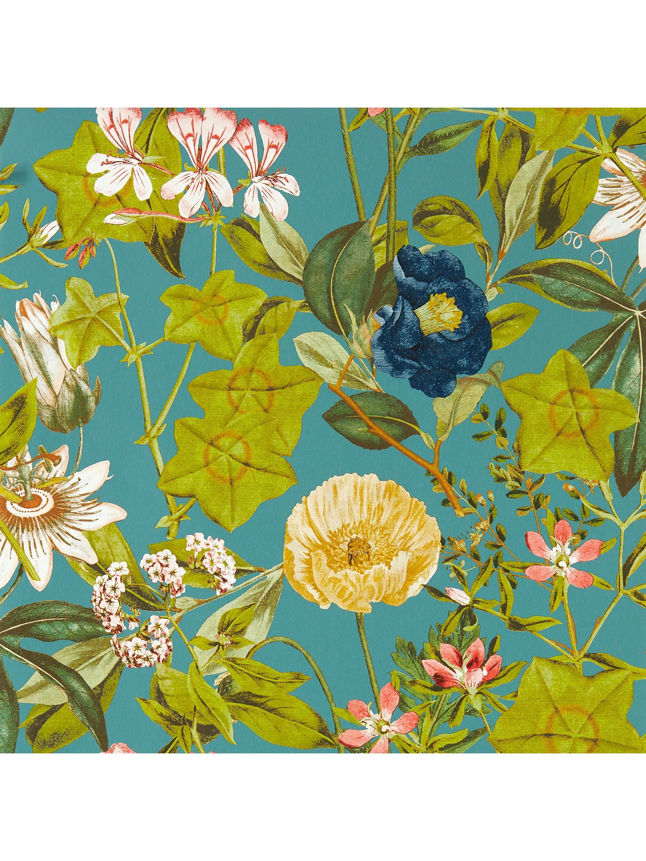 Clarke & Clarke Passiflora wallpaper L10m x W52cm, imported from the UK