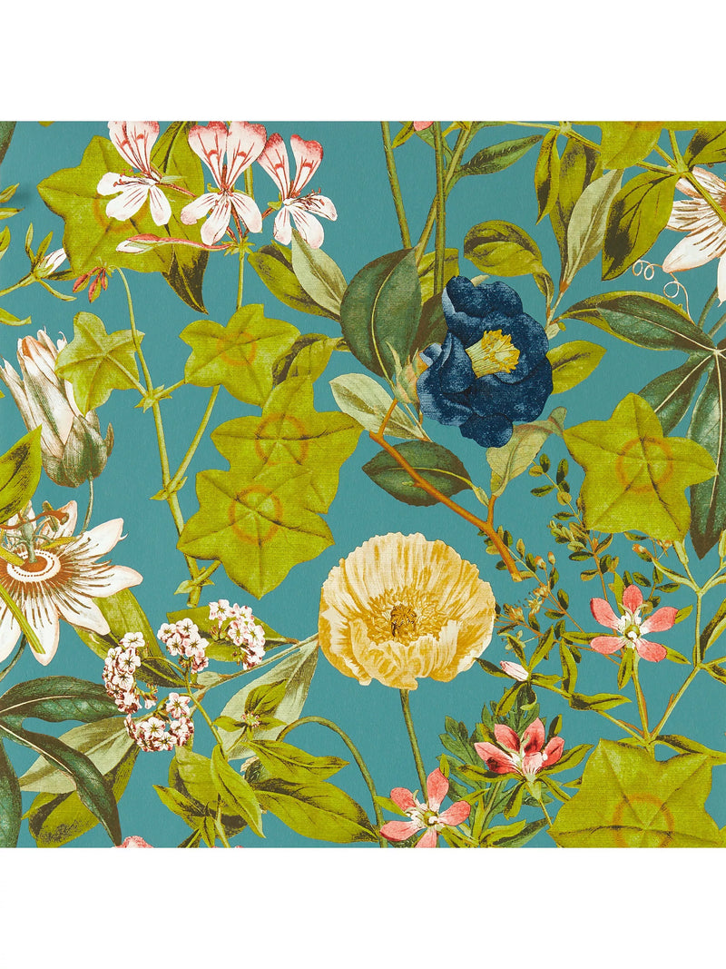 Clarke & Clarke Passiflora wallpaper L10m x W52cm, imported from the UK