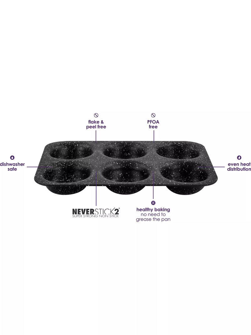 Eaziglide 6-cup non-stick cupcake tray, UK version