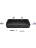 Eaziglide aluminium non-stick deep cake tin baking tray 30 x 20cm - British product