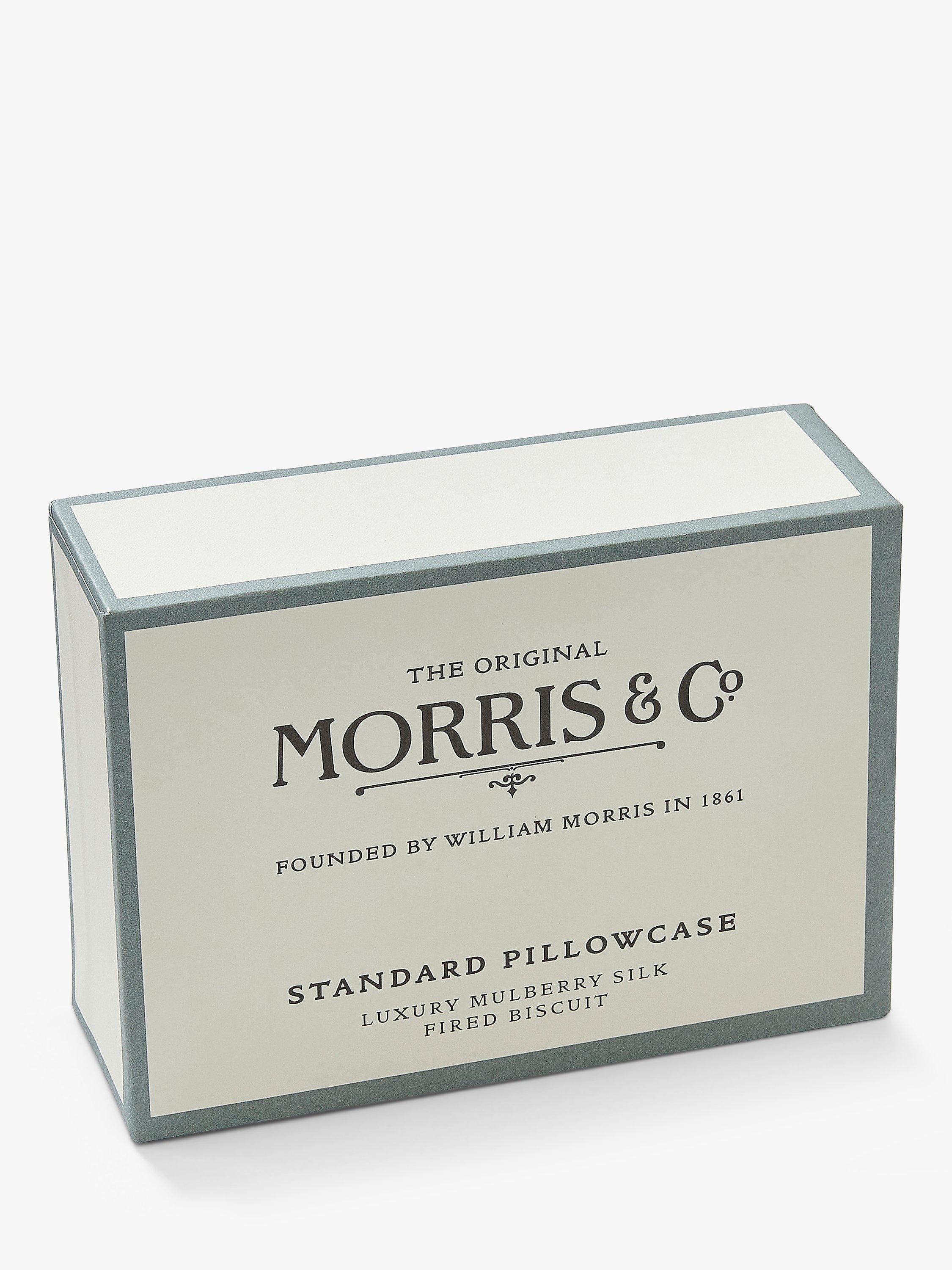 Morris & Co Silk Pillowcase Standard , imported from the UK