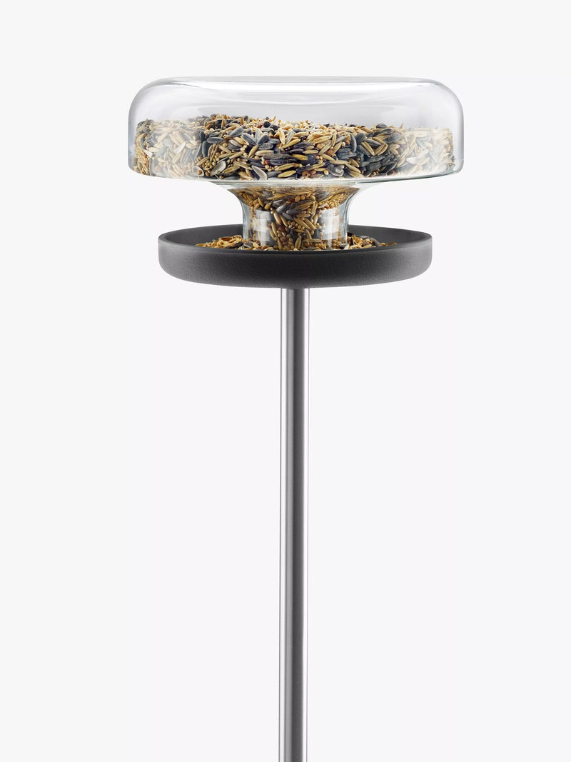 Eva Solo bird feeder table with glass dispenser, UK version