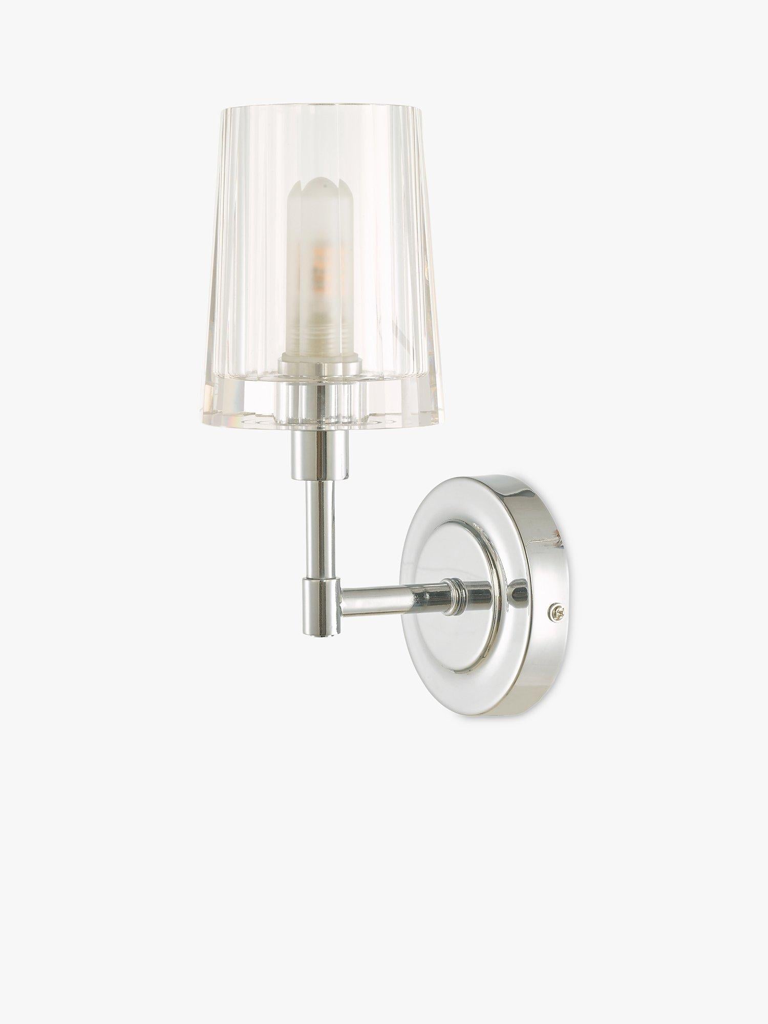 Laura Ashley Blake bathroom wall light chrome crystal (British brand)
