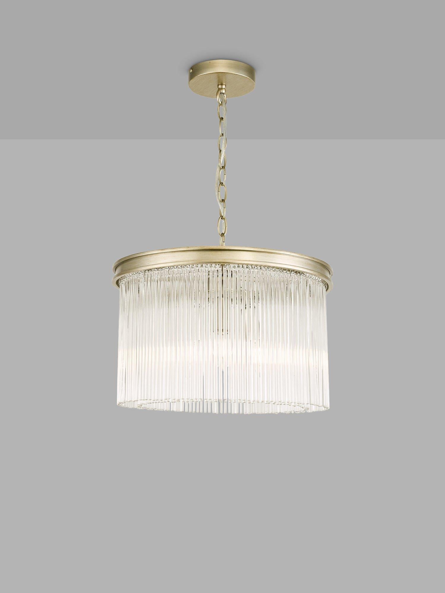 Laura Ashley Manon ceiling light champagne finish - British product