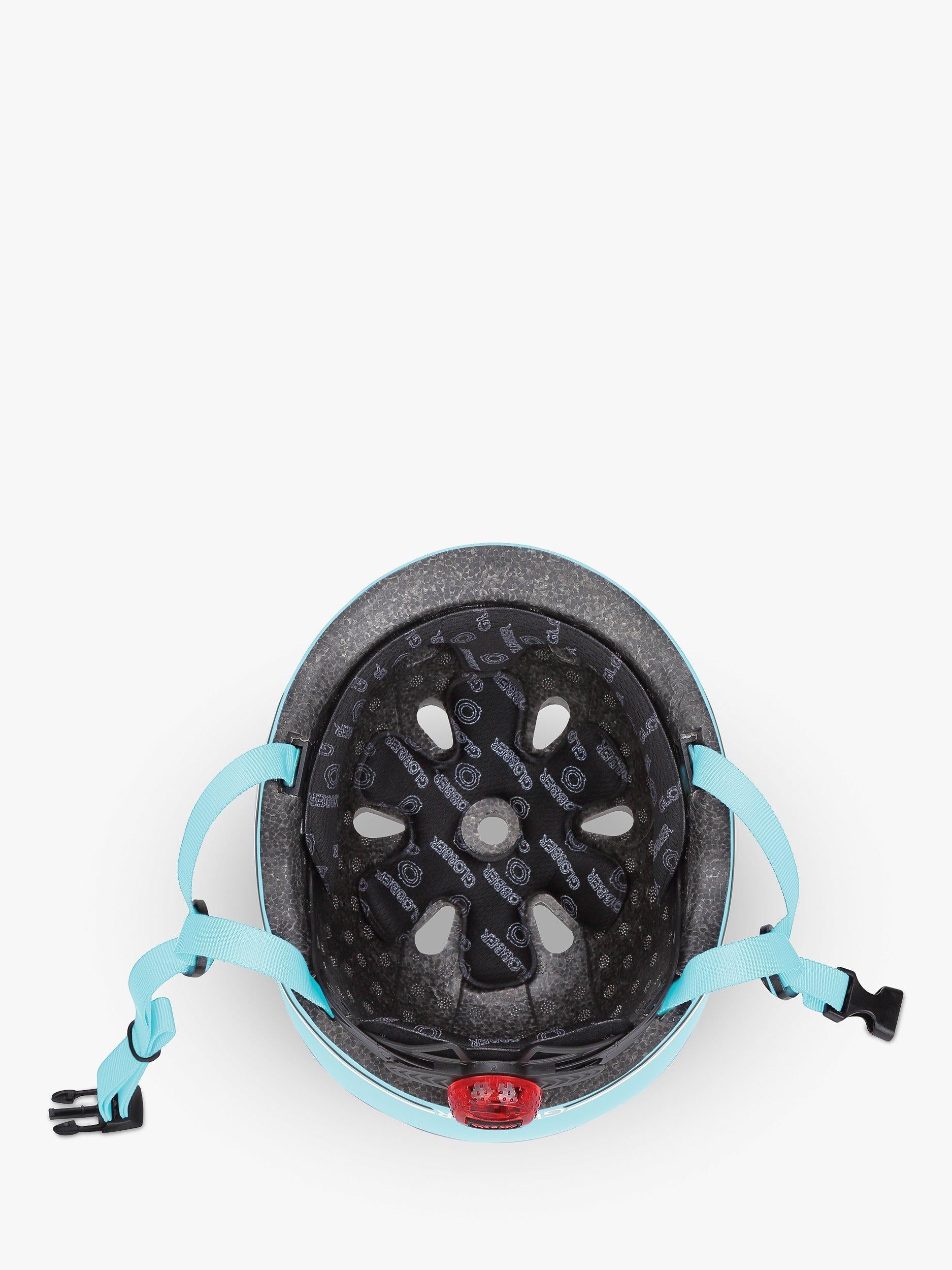 Globber GOUP kids scooter helmet with lights, imported from the UK