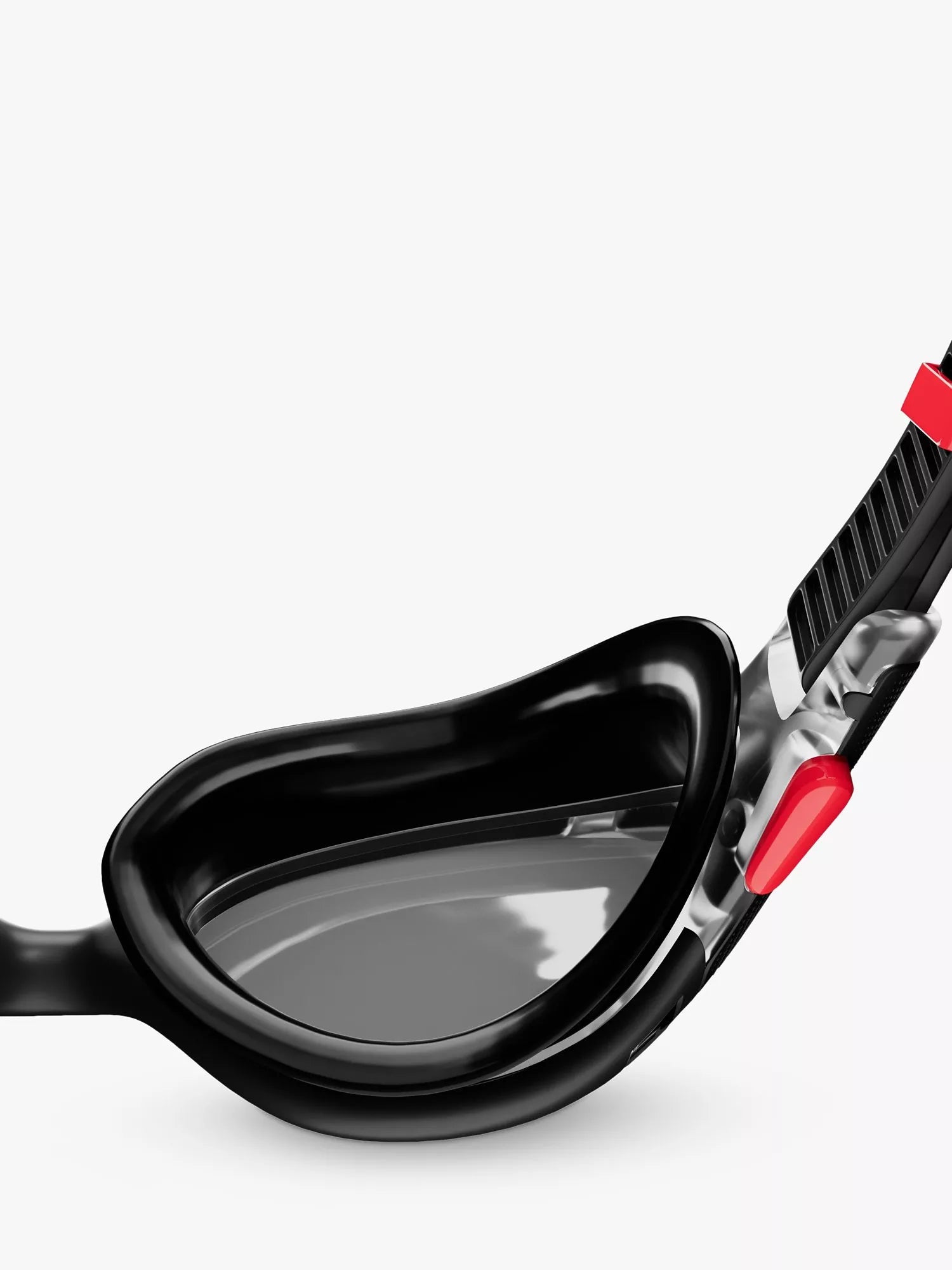 Speedo Biofuse 2.0 swimming goggles black red chrome imported from the UK